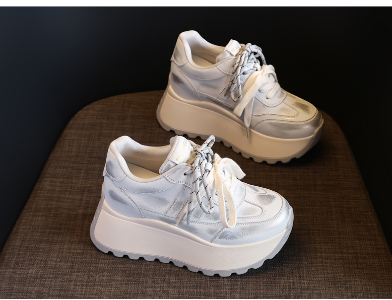 Giày sneaker nữ đế dày phong cách Forrest Gump HC3570 — Màu trắng chi tiết 7