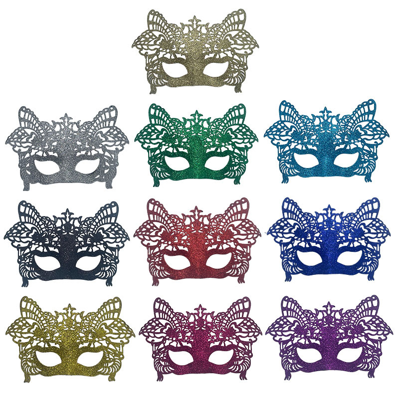 Máscaras de fiesta de Halloween de terror jazz retro máscaras águilas decoración de máscaras de mitad de cara antiguo para hombres