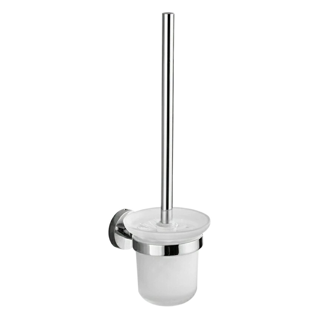 304 stainless steel toilet brush holder wall-mounted punch-free bathroom toilet toilet storage rack wholesale