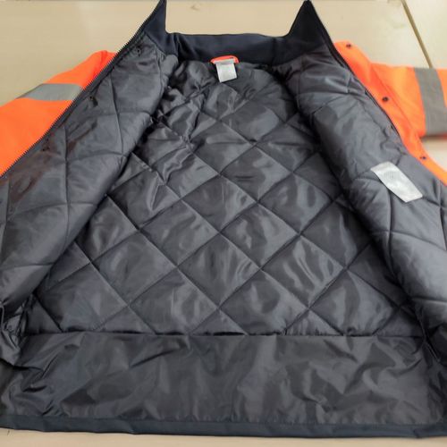 Factory Direct Sale Euro Standard Passed Autumn/Winter Waterproof Warm Reflective Road Work Safety Vest