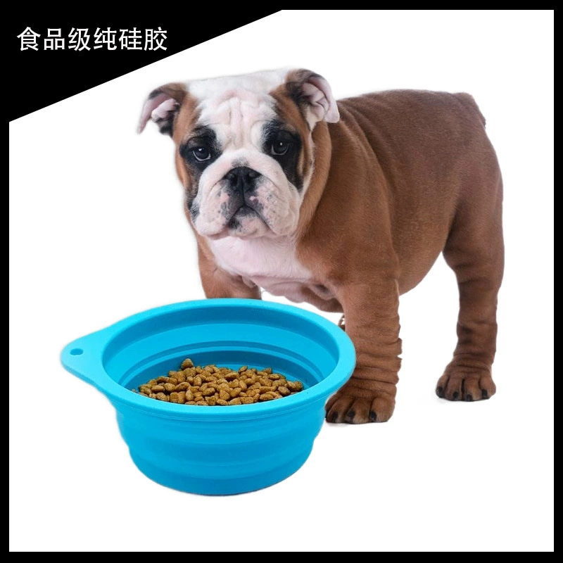 Фабрика прямой пищевой силикон охраны окружающей среды ПЭТ складной шар кошка и собака посуда чаша Открытый портативный собака чаша