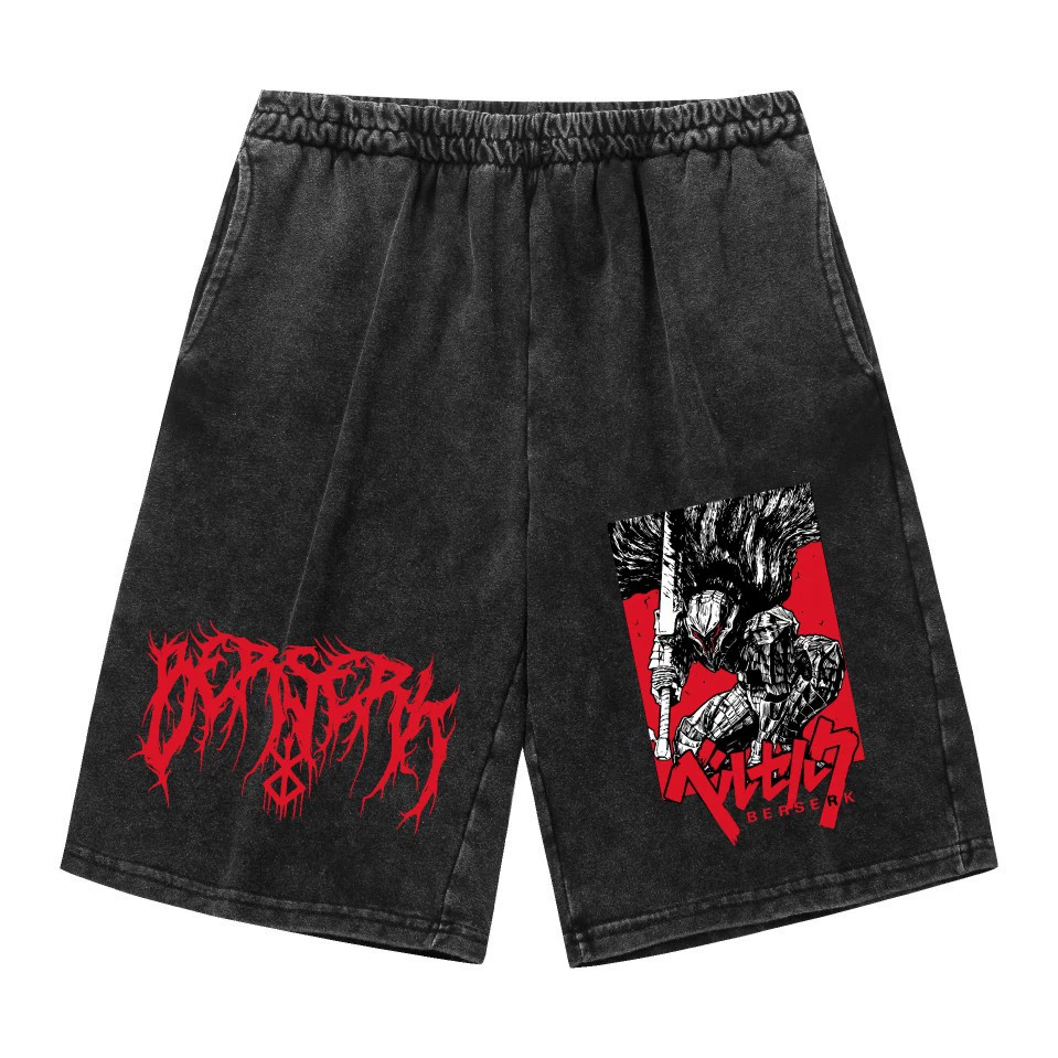 2025 новых штанов Berserk, мужские шорты из хлопчатобумажной ткани, спортивные штаны, пляжные штаны, повседневные штаны, кросс-бордер