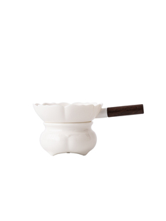 ∈Ceramic Tea Strainer, All-Ceramic Household Tea Set, Ultra-Fine Tea Leaf Separator, Fair Cup Filter