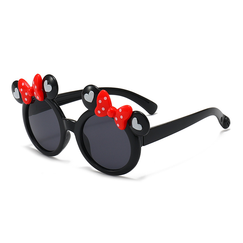 Gafas de Sol Infantiles de Dibujos Animados de Plástico, Protección UV400 para Protección Solar y Viajes