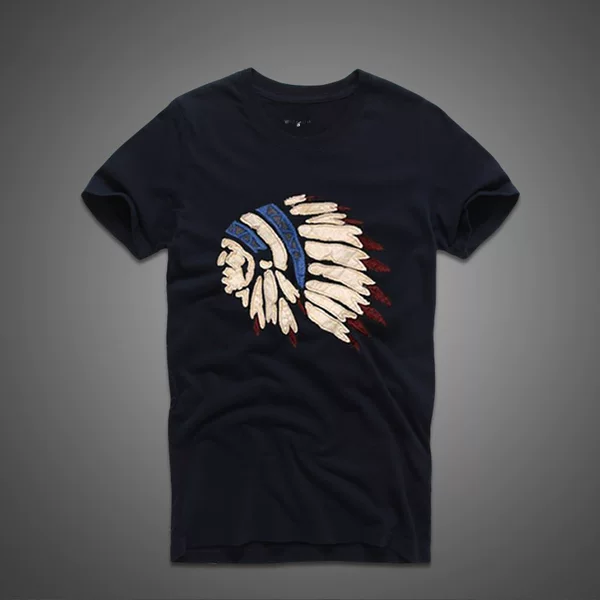 2025 Casual New Men's Short-Sleeved T-Shirt Pure Cotton Men's Round Neck European and American Trendy Men's Clothing Wholesale Factory