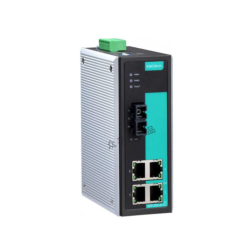 Moxa Eds-305 5-Port Unmanaged Industrial Ethernet Switch