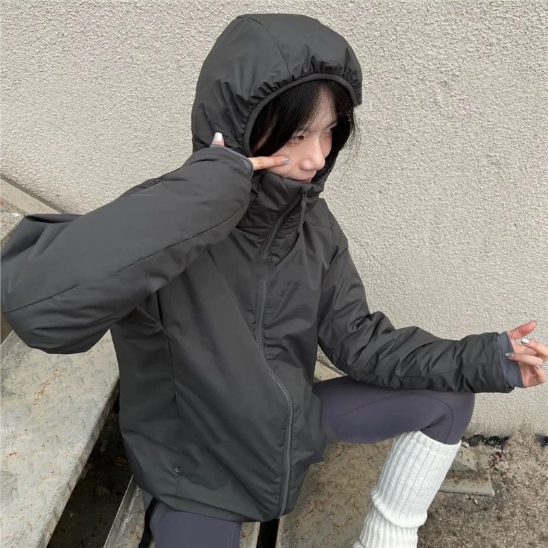 比羽绒还保暖的棉服 鸟家户外轻量化P棉冲锋外套防风防水连帽棉衣|undefined