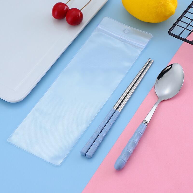 유러피언블루-[숟가락+젓가락+가방]