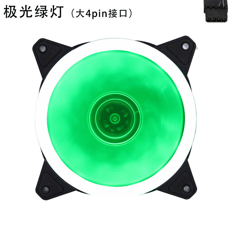 彩光12 cmデスクトップコンピュータファンcpuヒートシンクファンcpuケースファン超静音黒枠空冷|undefined