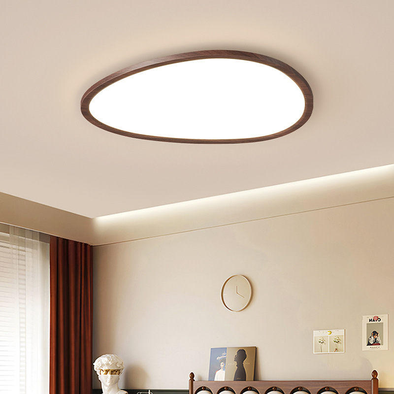 lámpara de techo del dormitorio de estilo antiguo nuevo estilo simple estudio nuevo estilo chino retro ultra delgado protección de ojos dormitorio principal lámpara de sala de estar