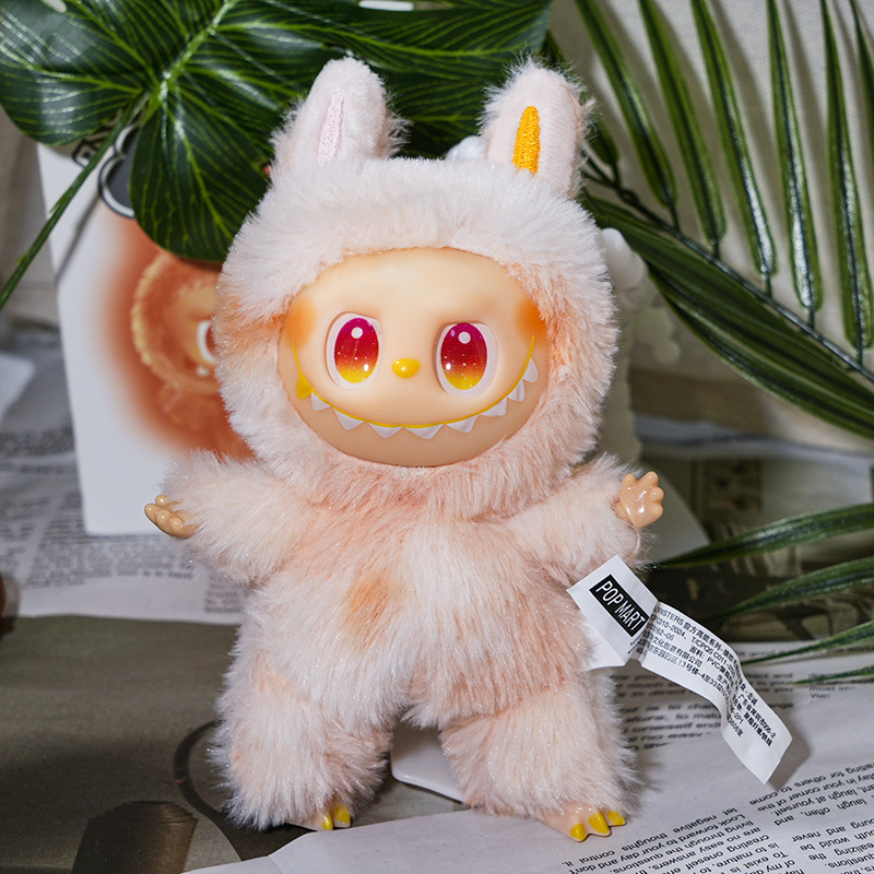 Angelino Jefe ZIMOMO LABU TABLABU Serie de adornos muñecas de peluche colgantes de llaves