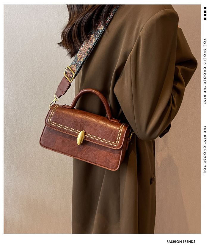 Advanced Texture 2023 Autumn/Winter New Crossbody Bag Women's Popular Versatile One Shoulder Handheld Small_voghion.com
