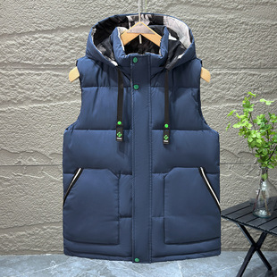 Foreign Trade plus size M-8XL Vest Thickened Autumn and Winter Casual Men's Vest Jacket Fashion Sleeveless Waistcoat
