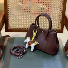 2025新款斜挎迷你花园包时尚送小马挂件百搭女手提包单肩凯莉包