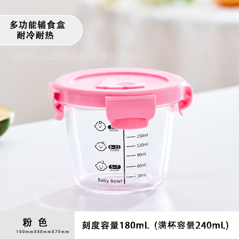 Round scale 180ml + pink milk dragon pp cap