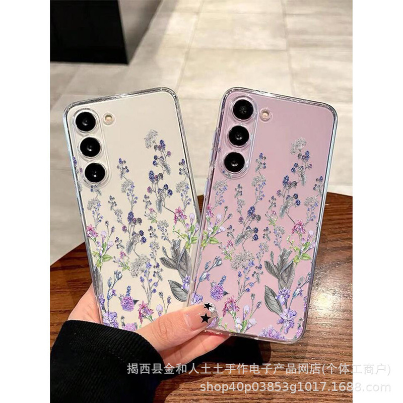 Flowers and Plants Suitable for Samsung Galaxy S25 Mobile Phone Case Samsung A56 Protective Cover S24 Girl Note20U3