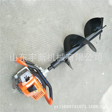 大马力植树钻洞机手提式挖坑机 四冲程汽油钻坑机