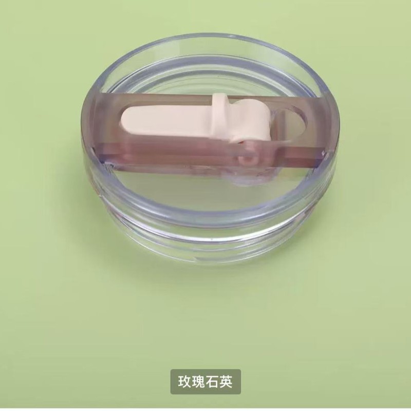 跨境14/30/40oz密封防漏吸嘴杯盖可拆卸透明塑料盖硅胶汽车杯盖|undefined