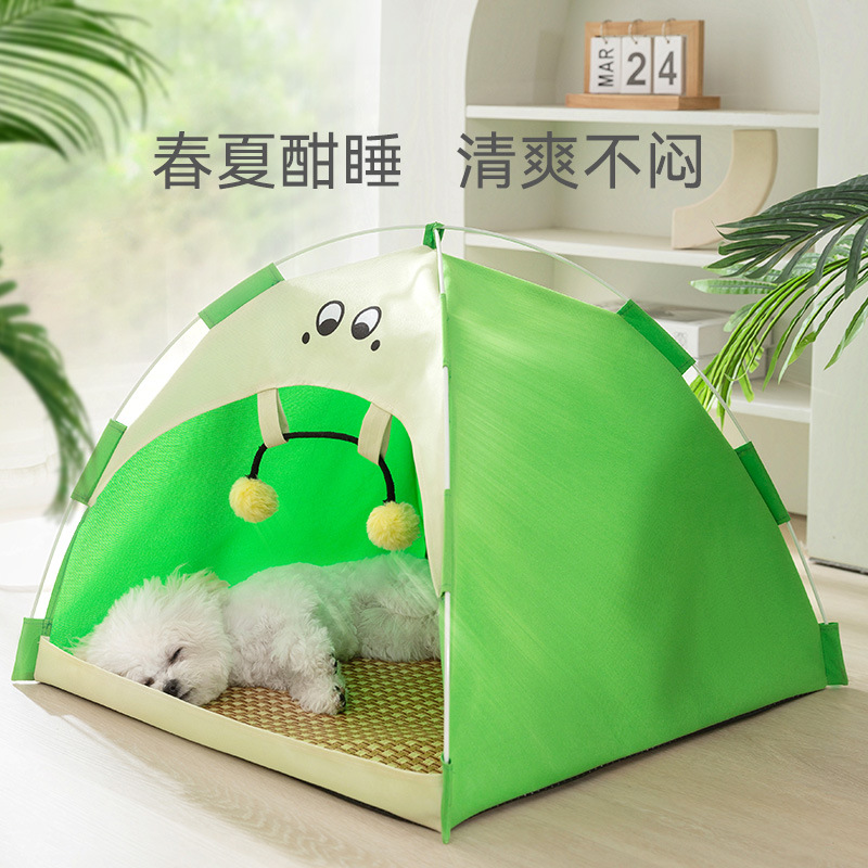 Primavera y verano perros transpirables cuatro estaciones refrescantes tiendas de mascotas generales de verano perros perros perros plegables perros perros al por mayor