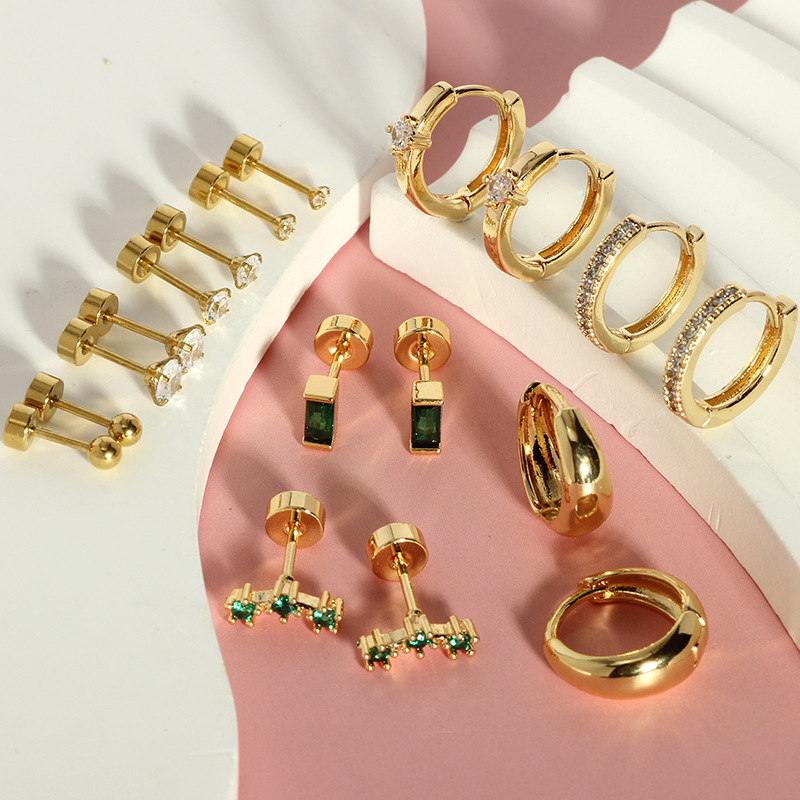 Pointed titanium steel lip stud product view