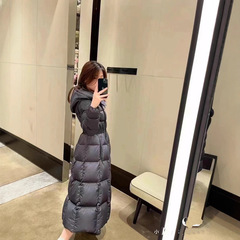天花板毒家冬季蒙家在逃公主加长款羽绒服收腰版型特别显瘦百搭女