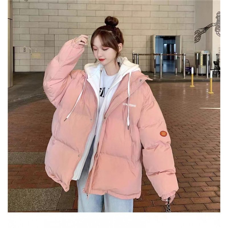 网红羽绒棉服短款女学生棉衣2025年冬季新款小个子棉服外套棉|undefined
