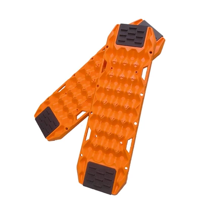 Cross-Border Popular Off-Road Vehicle Escape Board, All-Terrain Self-Rescue Board, Snow, Mud, Desert Vehicle Rescue Tool (Kempinq və səyahət) - orange-pack-of-2