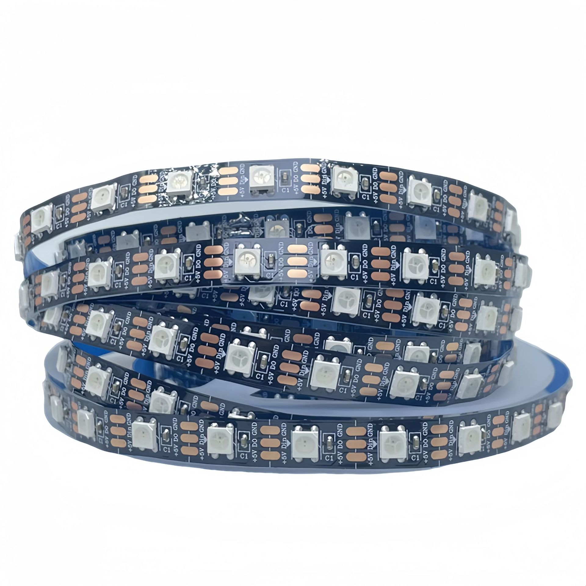 Lámpara LED Symphony con banda de marquesina RGB a todo color IC incorporada 30/60/144 luz DC5V control de un solo punto WS2812b