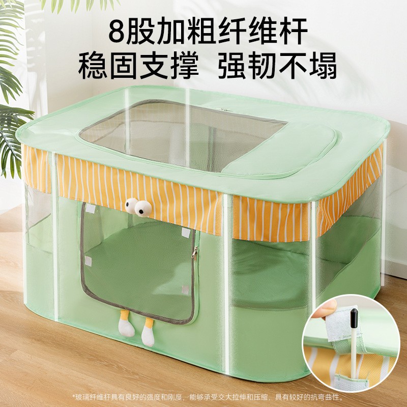 Cuarto de maternidad para gatos, nido para gatos, tienda de campaña transpirable, jaula para perros, caja cerrada para cría y maternidad, juego completo de suministros para gatos y gatitos.