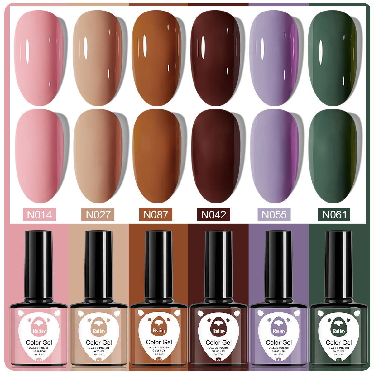 6 colores esmalte de uñas pegamento fototerapia embotellada color popular pintado brillante ojo de gato pegamento UV fototerapia pegamento esmalte de uñas traje de pegamento
