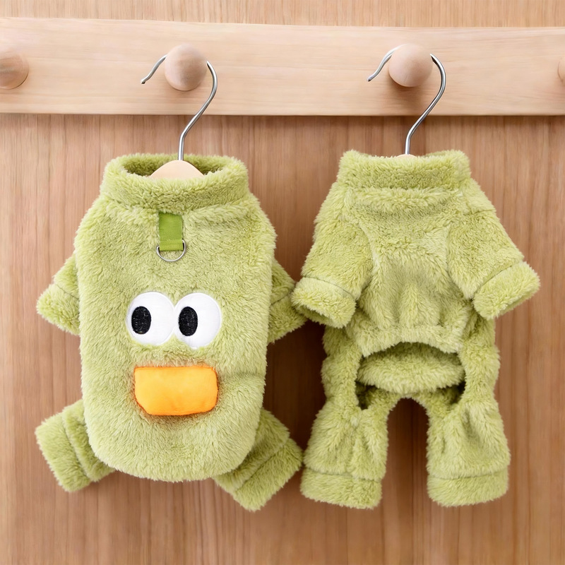 Dog clothes for autumn and winter, warm and thickened one-piece four-legged outfit for small dogs like Teddy, Bichon, and Pomeranian, autumn and winter cotton coat Dog clothes for autumn and winter, warm and thickened one-piece four-legged outfit for small dogs like Teddy, Bichon, and Pomeranian, autumn and winter cotton coat