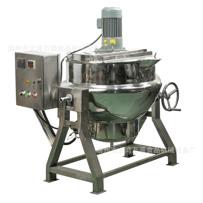 供应电加热炒锅电加热夹层锅全自动辣椒酱料炒锅大型火锅底料炒锅