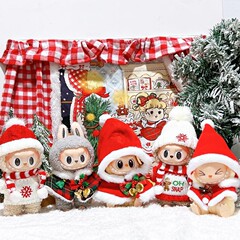 第一世代と第三世代のラブブクリスマスマント、ヘラジカの雪だるま、新年着替え、ラブブベビー服、座りパーティー