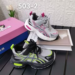 亮仔小妞童鞋男女孩新款皮面休闲运动鞋2025春秋儿童跑步鞋503-2