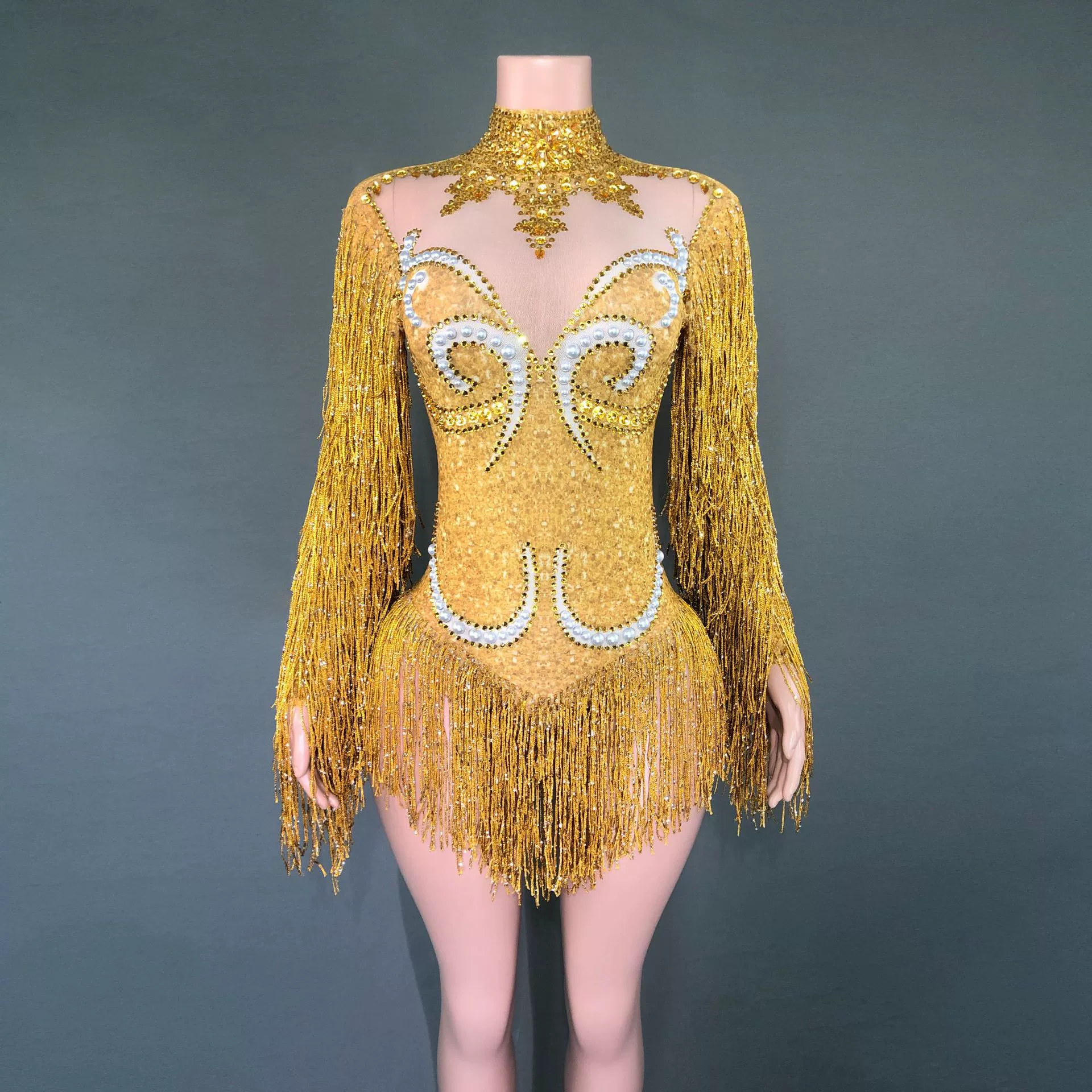 STOCK европейский и американский танец djds сексуальная сетка