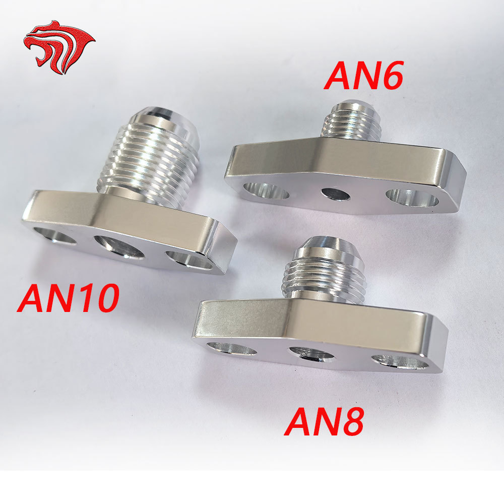 Car Modification Accessories an Aluminum Alloy Gt28Gt30 Turbocharger Flange Turbine Oil Inlet Repair Flange Sleeve