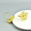 Hotel and restaurant exquisite high -end napkin mouth cloth rims, napkin ring width, spot, wholesale napkin, net flower