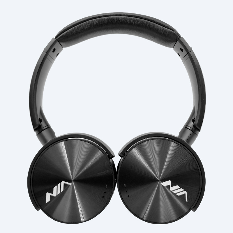 Auricular NIA-Q6 auricular Bluetooth tarjeta FM Radio CD patrón teléfono móvil APP Control De Bajos