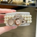 Medieval pearl chain watch