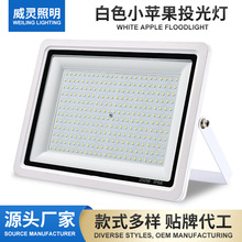 户外防水防尘LED投光灯小苹果压铸铝泛光灯广告探照灯高亮度