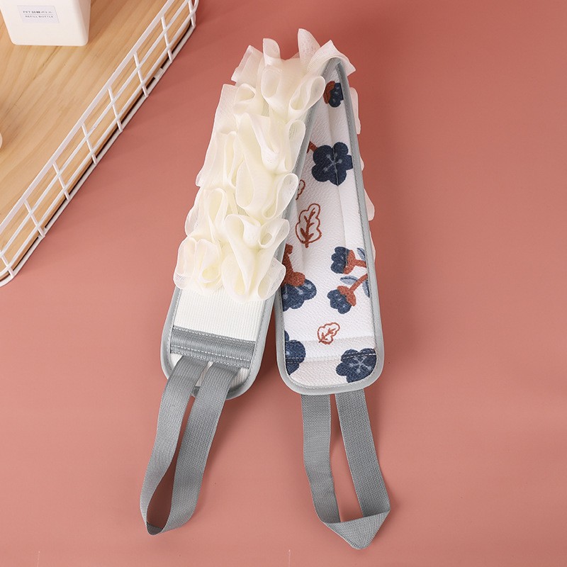 Toallas de limpieza de doble cara poderosas toallas de espalda de tirada de espalda para hombres y mujeres para limpiar la espalda para eliminar la suciedad y el lodo, toallas de baño de espalda larga