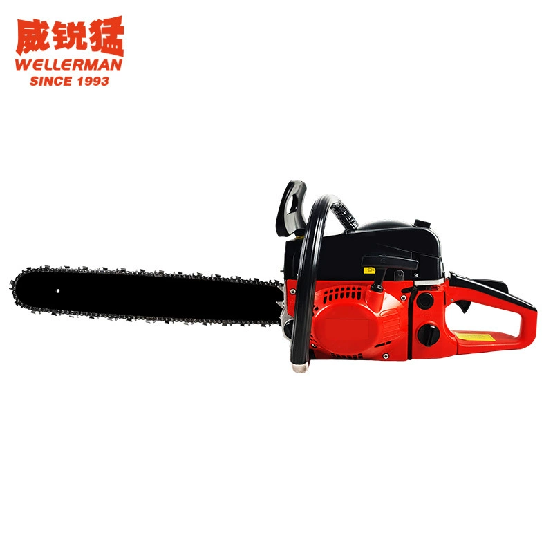 Бензиновая пила Weirimeng, мощная каротажная пила, бытовая ручная резка деревьев, двухтактный ручной садовый инвентарь 5200