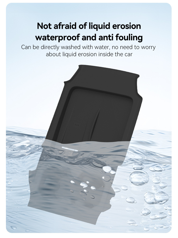Suitable for 24-26 models of Jaecoo J6 EV, wireless charging integrated water cup cover ICAR03 silicone protective anti-slip mat