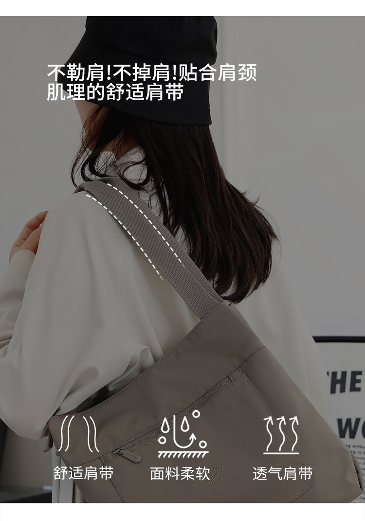 Colorful Fox's new 2025 versatile large-capacity tote bag for women's simple, casual and commuting single-shoulder mommy bag undefined