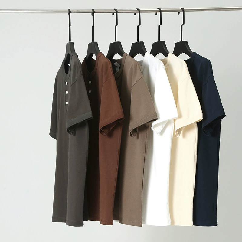 (Cross-border trading), summer cotton comfortable solid T-shirt, American style