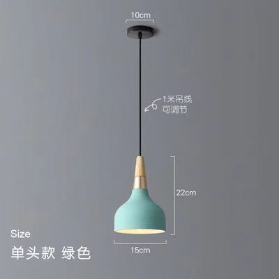 Candelabro de una sola cabeza Zhongshan, sensación avanzada, mesa de comedor de estilo cremoso creativo nórdico, lámpara de mesita de noche, araña de arte minimalista moderno