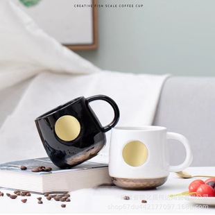 American Xingba mug hand gift office ceramic cup coffee cup factory wholesale fixed logo