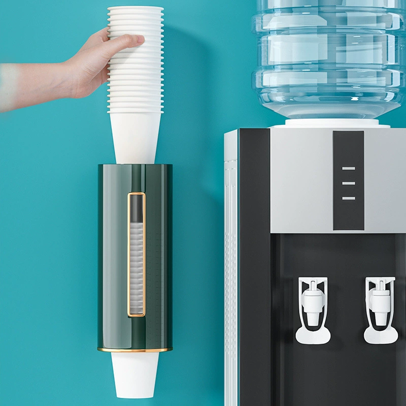 Одноразовая кружка сборщик автоматический водяной Dispenser хранение полка размещение кружек и водяных кружек бумажных кружек висячая стена для домашнего использования