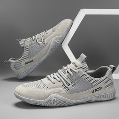 網面夏季男鞋批發透氣網鞋跨境輕便防滑休閒鞋男士運動潮鞋工作鞋