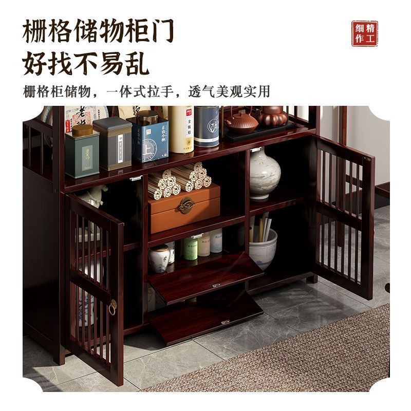 茶水柜办公室茶柜置物架家用茶叶柜茶台桌边柜茶叶茶具收纳储物柜|undefined